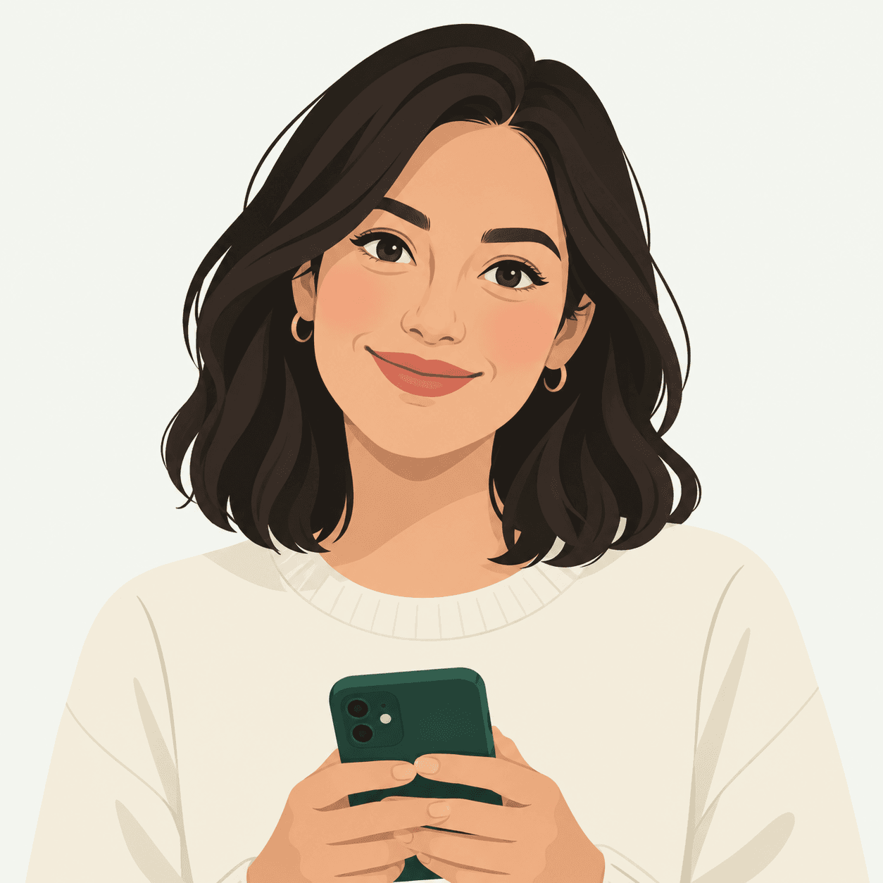 Illustration of Sarah, the tenant